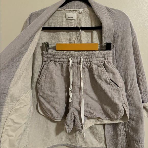 WILFRED linen shorts set - Picture 3 of 4